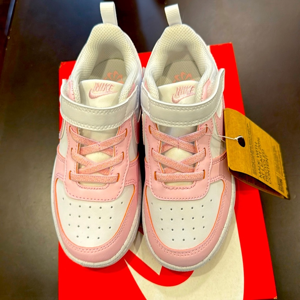 Nike girls court borough low recraft sneakers
